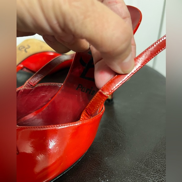 YSL red patent shoes - Picture 3 of 8